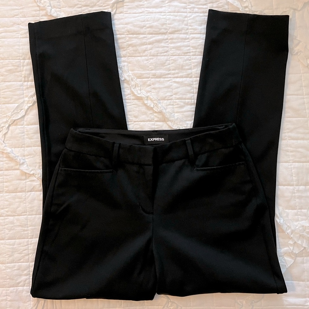 Express Black Columnist Slim Pants
